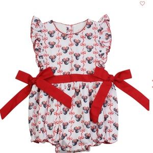 Smockingbird Hand Painted Minnie Mouse Bubble